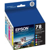 EPSON 78 Claria Hi-Definition Ink Standard Capacity 5 Color Cartridge Combo Pack (T078920) Works with Artisan 50, Photo R260, R280, R380, RX580, RX595, RX680 EasyOptionXY LLC