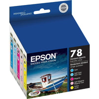 EPSON 78 Claria Hi-Definition Ink Standard Capacity 5 Color Cartridge Combo Pack (T078920) Works with Artisan 50, Photo R260, R280, R380, RX580, RX595, RX680 EasyOptionXY LLC