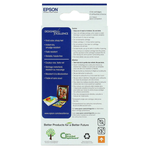 EPSON 410 Claria Premium Ink Standard Capacity Photo Black & Color Combo Pack (T410520-S) Works with Expression Premium XP-530, XP-630, XP-640, XP-7100, XP-830 EasyOptionXY LLC