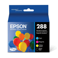 EPSON 288 DURABrite Ultra Ink Standard Capacity Black & Color Cartridge Combo Pack (T288120-BCS) Works with Expression XP-330, XP-430, XP-434, XP-340, XP-440, XP-446 EasyOptionXY LLC