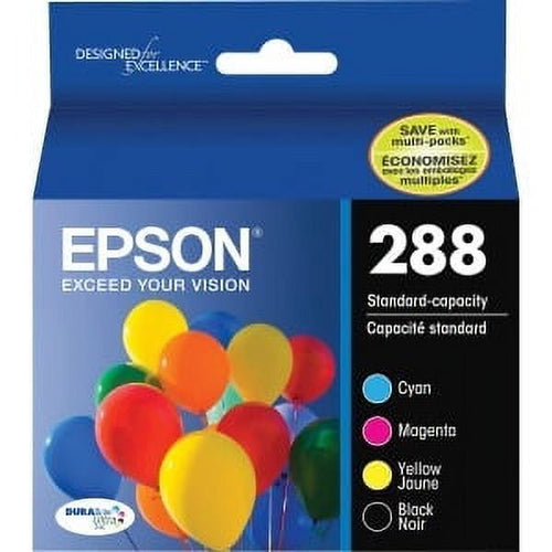 EPSON 288 DURABrite Ultra Ink Standard Capacity Black & Color Cartridge Combo Pack (T288120-BCS) Works with Expression XP-330, XP-430, XP-434, XP-340, XP-440, XP-446 EasyOptionXY LLC
