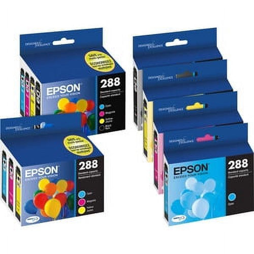 EPSON 288 DURABrite Ultra Ink Standard Capacity Black & Color Cartridge Combo Pack (T288120-BCS) Works with Expression XP-330, XP-430, XP-434, XP-340, XP-440, XP-446 EasyOptionXY LLC
