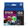 EPSON 125 DURABrite Ultra Ink Standard Capacity Color Combo Pack (T125520-S) Works with Stylus NX-125, NX-127, NX-130, NX-230, NX-420, NX-530, NX-625, WorkForce WF-320, WF-323, WF-325, WF-520 EasyOptionXY LLC