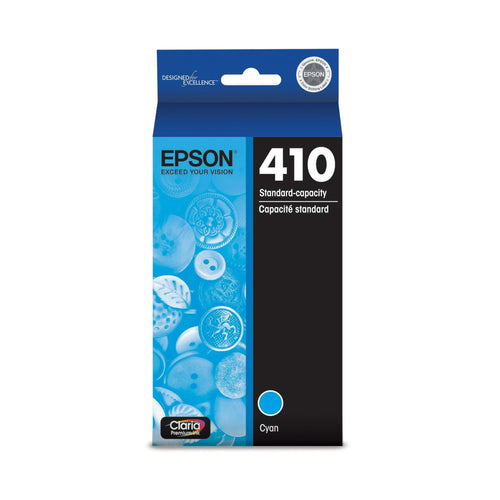 EPSON 410 Claria Premium Ink Standard Capacity Cyan Cartridge (T410220-S) Works with Expression Premium XP-530, XP-630, XP-640, XP-7100, XP-830 EasyOptionXY LLC