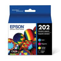 EPSON 202 Claria Ink Standard Capacity Black & Color Cartridge Combo Pack (T202120-BCS) Works with WorkForce WF-2860, Expression XP-5100 EasyOptionXY LLC
