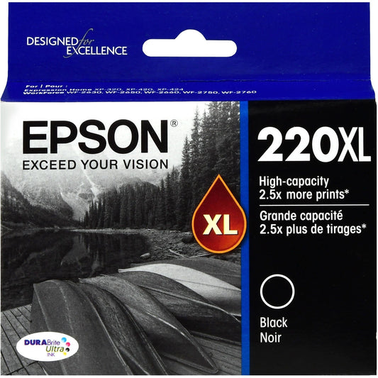 EPSON T220 DURABrite Ultra Genuine Ink High Capacity Black Cartridge EasyOptionXY LLC