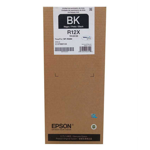 Epson TR12 Black Ink Cartridge, Large Capacity, Black EasyOptionXY LLC