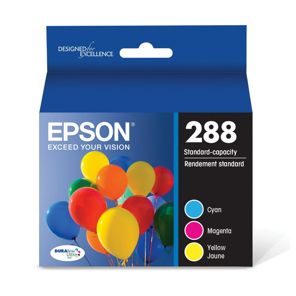 EPSON 288 DURABrite Ultra Ink Standard Capacity Color Combo Pack (T288520-S) Works with Expression XP-330, XP-430, XP-434, XP-340, XP-440, XP-446 EasyOptionXY LLC