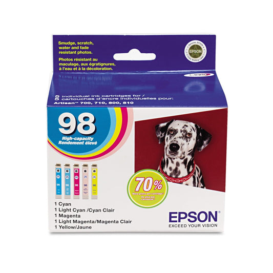 Epson T098920 (99) Claria High-Yield Ink, Assorted, 5/PK EasyOptionXY LLC