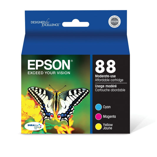 EPSON 88 DURABrite Ultra Ink Color Combo Pack For CX-4400, CX-4450, CX-7400, CX-7450, N-10, N-11, NX-100, NX-105, NX-110, NX-115, NX-200, NX-215, NX-300, NX-305, NX-400, NX-415 EasyOptionXY LLC