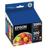 EPSON 200 DURABrite Ultra Ink High Capacity Black & Standard Color Cartridge Combo Pack (T200XL-BCS) Works with WorkForce WF-2520, WF-2530, WF-2540, Expression XP-200, XP-300, XP-310, XP-400, XP-410 EasyOptionXY LLC