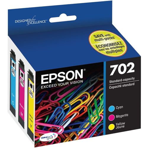 EPSON T702 DURABrite Ultra Genuine Ink Standard Capacity Color Combo Pack EasyOptionXY LLC
