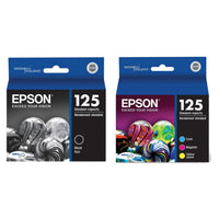 Epson 125 Ink Cartridge Complete Color Set EasyOptionXY LLC