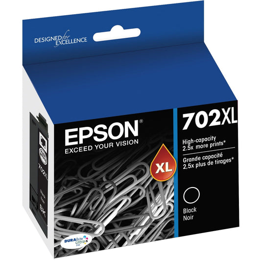 EPSON T702 DURABrite Ultra Genuine Ink High Capacity Black Cartridge EasyOptionXY LLC