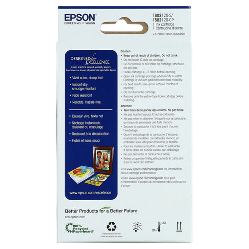 Epson 802 Standard-capacity Black Ink Cartridge EasyOptionXY LLC