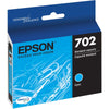 Epson 702 Standard-capacity Cyan Ink Cartridge works with WF-3720, WF-3730, WF-3733 EasyOptionXY LLC