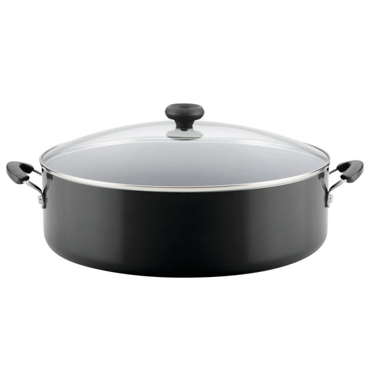 Farberware Easy Clean 14 inch Aluminum Nonstick Covered Family Pan, Black EasyOptionXY LLC