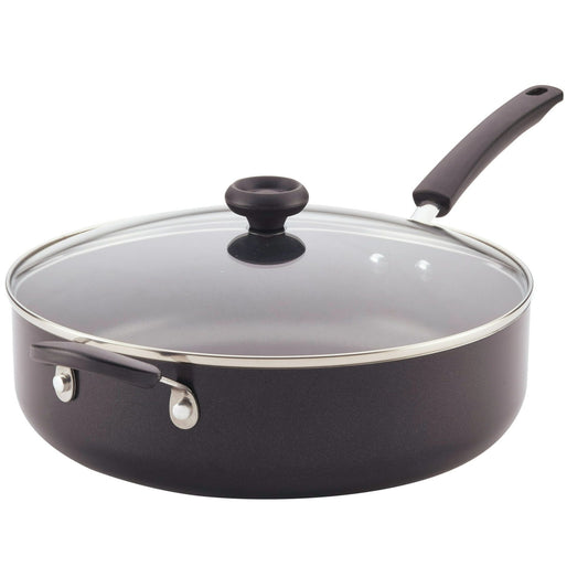 Farberware 6 Quart Easy Clean Aluminum Non-Stick Covered Jumbo Cooker, Black EasyOptionXY LLC