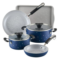 Farberware Disney 7 Piece Ceramic Nonstick Cookware Set, Blue EasyOptionXY LLC