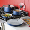 Farberware Disney 7 Piece Ceramic Nonstick Cookware Set, Blue EasyOptionXY LLC