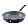 Farberware Easy Clean Pro 12.5 inch Ceramic Nonstick Frying Pan with Helper Handle, Black EasyOptionXY LLC