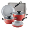 Farberware Disney 7 Piece Ceramic Nonstick Cookware Set, Red EasyOptionXY LLC