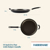 Farberware Easy Clean 14" Aluminum Nonstick Frying Pan with Helper Handle, Black EasyOptionXY LLC
