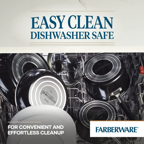 Farberware 10" Easy Clean Pro Non-Stick Frying Pan, Fry Pan, Skillet, Black, Orange EasyOptionXY LLC