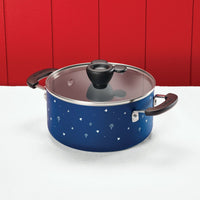 Farberware Disney 3 Quart Ceramic Nonstick Saucepot with Lid, Blue EasyOptionXY LLC