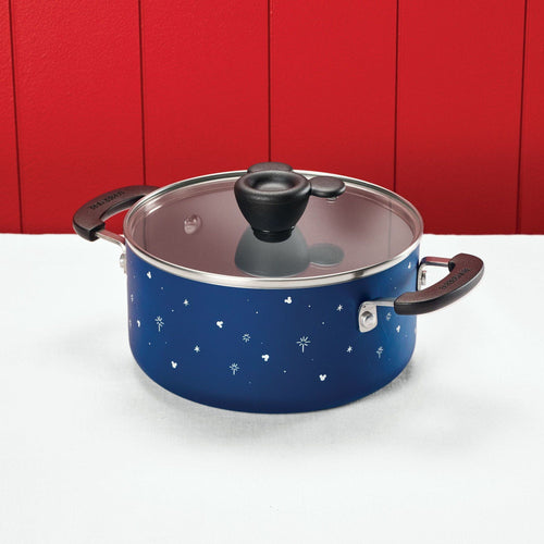 Farberware Disney 3 Quart Ceramic Nonstick Saucepot with Lid, Blue EasyOptionXY LLC
