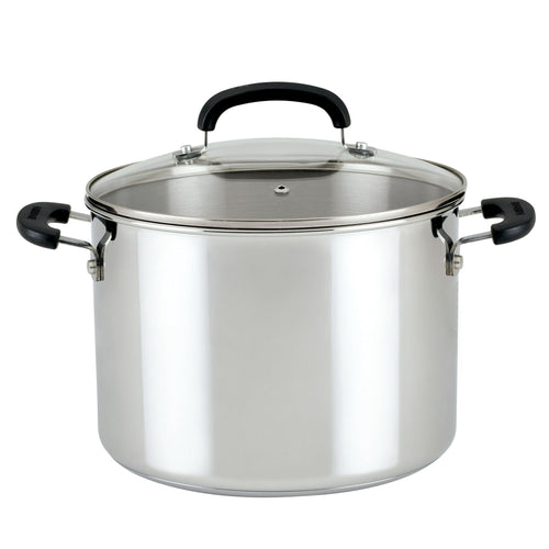 Farberware Brilliance 8-Quart Stockpot with Lid EasyOptionXY LLC