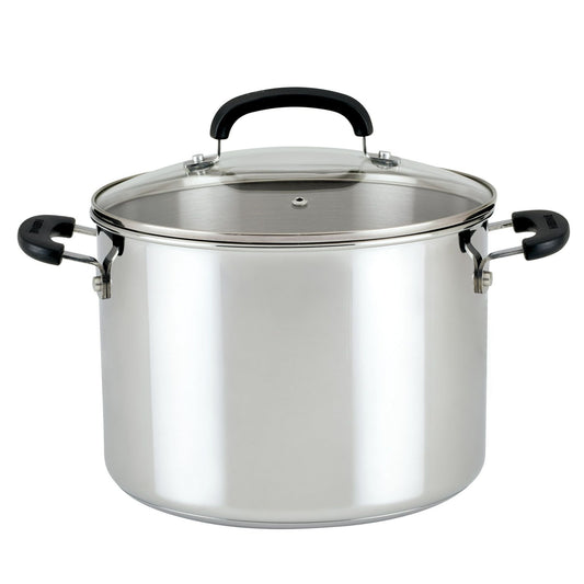 Farberware Brilliance 8-Quart Stockpot with Lid EasyOptionXY LLC