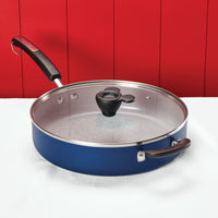 Farberware Disney 4.5 Quart Ceramic Nonstick Saute Pan with Lid, Blue EasyOptionXY LLC
