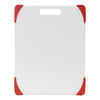 Farberware 11-inch X14-inch Nonslip Poly Cutting Board with Red Corners EasyOptionXY LLC