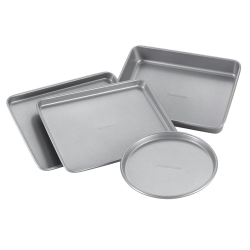 Farberware 4 Piece Nonstick Bakeware Toaster Oven Set, Gray EasyOptionXY LLC