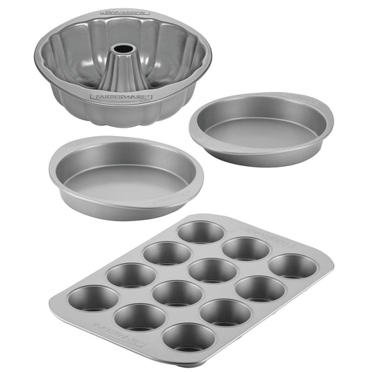 Farberware Bakeware Nonstick 4-Piece Set, Gray EasyOptionXY LLC