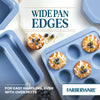 Farberware Easy Solutions 9" x 5" Nonstick Bakeware Loaf Baking Pan, Blue EasyOptionXY LLC