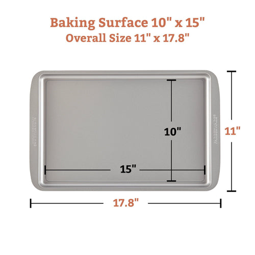 Farberware Nonstick Bakeware Cookie Pan 10 x 15-inch, Gray EasyOptionXY LLC