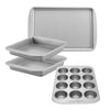Farberware Nonstick Bakeware Cake Cookie and Muffin Pan Set, 4-Piece, Gray EasyOptionXY LLC