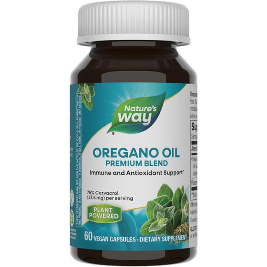 Nature's Way Standardized Oregano Oil Vegan Capsules