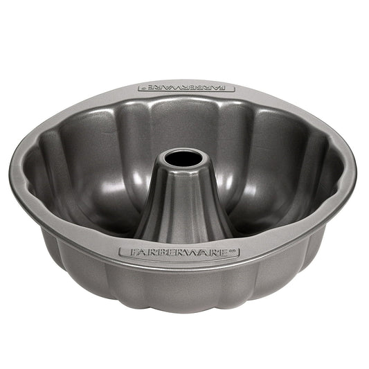 Farberware 10-Inch Nonstick Bakeware Fluted Mold, Gray EasyOptionXY LLC