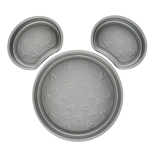 Farberware Disney Bake with Mickey Mouse 3 Piece Nonstick Mickey Head Cake Pan Set, Black EasyOptionXY LLC