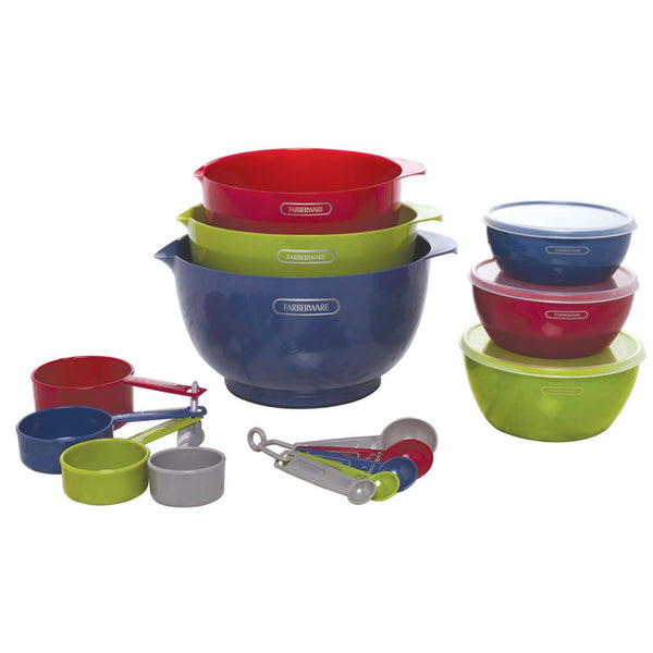Farberware Professional 18-piece Mix and Measure Set in Assorted Sizes and Colors EasyOptionXY LLC