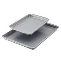 Farberware GoldenBake Bakeware Nonstick Sheet Pan Set, 2-Piece, Gray EasyOptionXY LLC