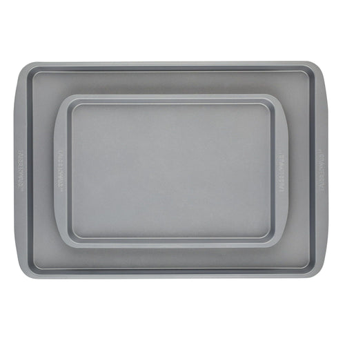Farberware GoldenBake Bakeware Nonstick Sheet Pan Set, 2-Piece, Gray EasyOptionXY LLC