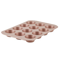 Farberware Nonstick Bakeware Muffin Pan, 12-Cup, Rose Gold EasyOptionXY LLC