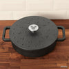 Farberware Disney 3 Quart Cast Iron Shallow Casserole, Black EasyOptionXY LLC