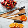 Farberware Classic 3 Piece Triple Riveted Knife Set Stainless Steel Black Handle EasyOptionXY LLC