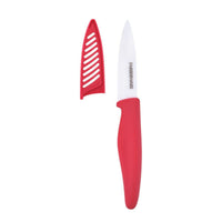 Farberware Professional 3-inch Ceramic Paring Kitchen Knife with Red Blade Cover EasyOptionXY LLC