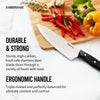 Farberware Classic 8 Inch Tripe-Riveted Stainless Steel Chef Knife Black Handle EasyOptionXY LLC